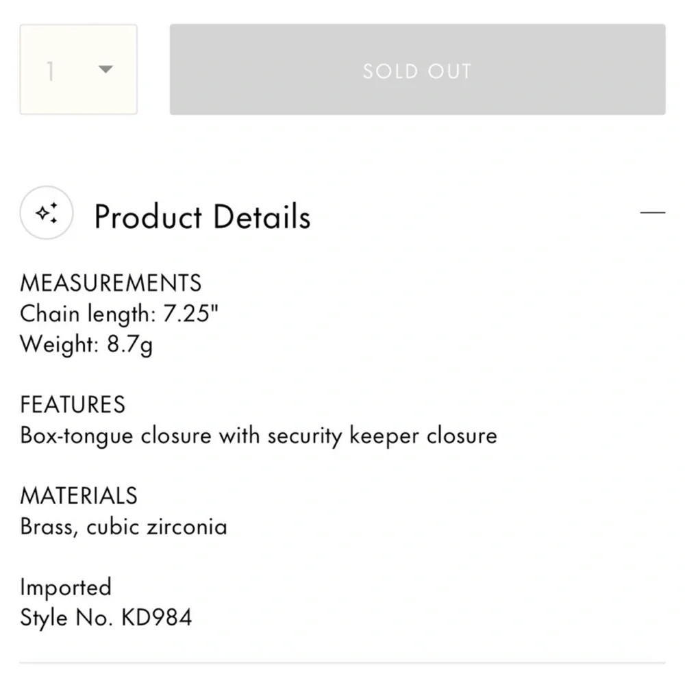 $148 Kate Spade Wrapped In A Bow Tennis Bracelet